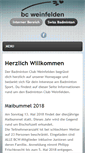 Mobile Screenshot of bcweinfelden.ch